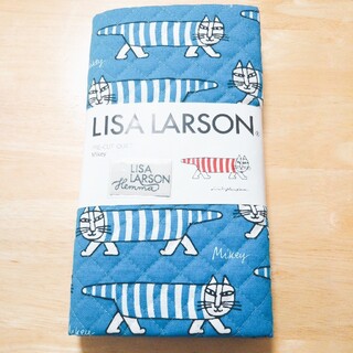 リサラーソン(Lisa Larson)のリサラーソン キルティング生地 青(生地/糸)