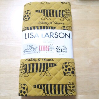 リサラーソン(Lisa Larson)のリサラーソン キルティング生地 カラシ色(生地/糸)