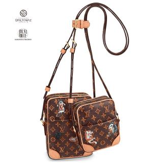 ルイヴィトン(LOUIS VUITTON)のルイヴィトン ショルダーバッグ パナム・セット キャットグラム 限定 2019クルーズ トランスフォームドモノグラム M44399 猫 CATOGRAM LV 2個【新品】【未使用】丸正質舗】【質屋】【ブリルトワーゼ】(M210345)(ショルダーバッグ)