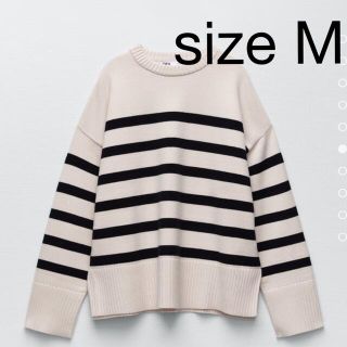 ザラ(ZARA)のzara ボーダーニット ザラ M トップス セーター(ニット/セーター)