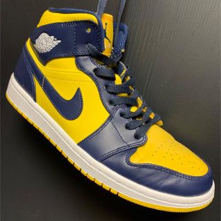 ナイキ(NIKE)のNIKE AIR JORDAN 1  COLLEGE PACK ミシガン(スニーカー)