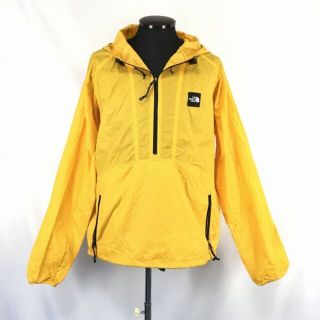 ザノースフェイス(THE NORTH FACE)のノースフェイス★防水/ナイロン製/ハーフジップパーカー【メンズM/黄/イエロー(マウンテンパーカー)