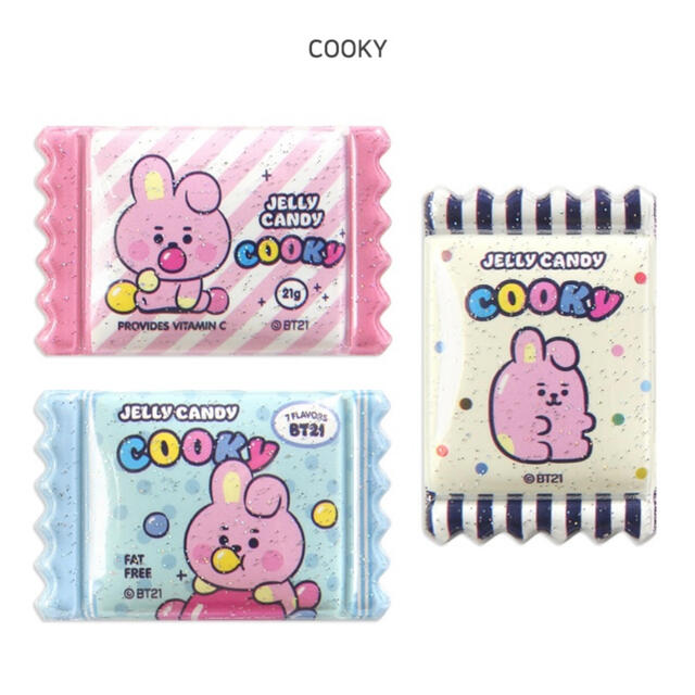 防弾少年団(BTS)(ボウダンショウネンダン)のBT21 公式 マグネット COOKY クッキー グク ジョングク JK BTS エンタメ/ホビーのタレントグッズ(アイドルグッズ)の商品写真