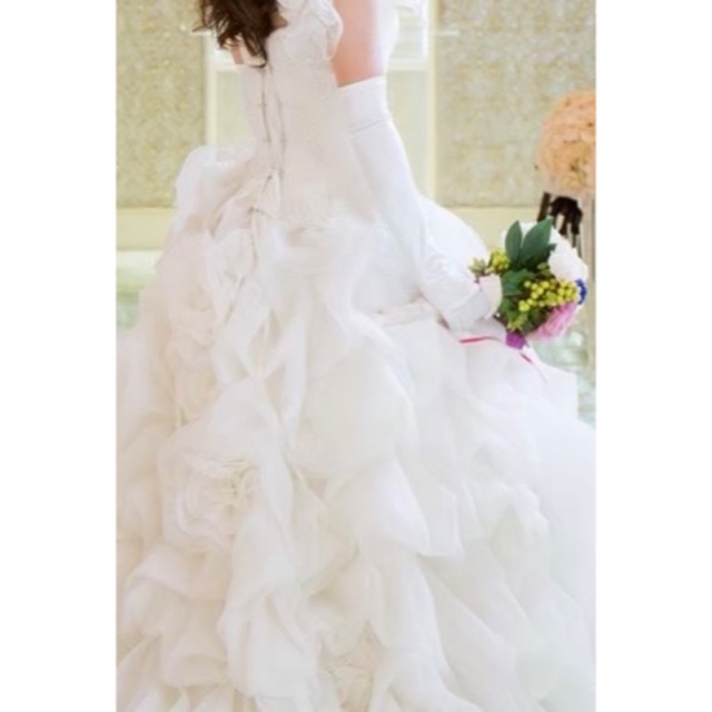 結婚式　ウェディングドレス用グローブ レディースのフォーマル/ドレス(その他)の商品写真