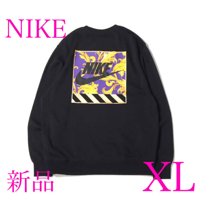 NIKE ナイキ スウェット トレーナー バックプリント デカロゴ XL 新品