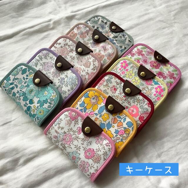 50%OFF半額 ✿2/6完成 mimimi様確認用✿お札入れ付きキーケース✿ミナ