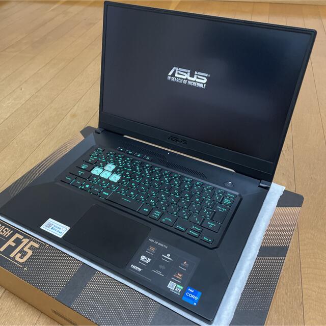 ASUS TUF Dash F15 ゲーミングノートパソコン