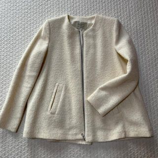 ザラ(ZARA)のZARA ノーカラーコート(ノーカラージャケット)