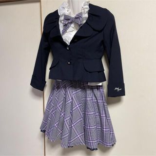 メゾピアノ 入学式 フォーマルセットアップ 130cm