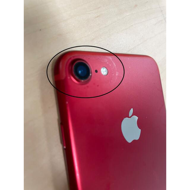 iPhone7  128GB  RED SIMフリー 5