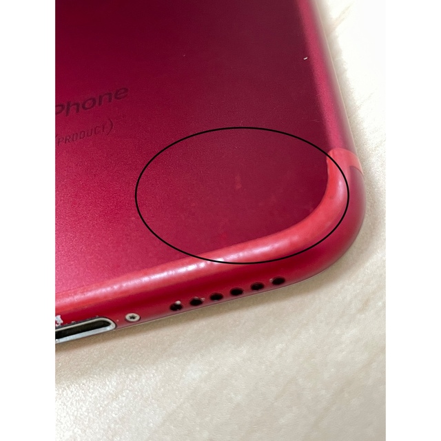 iPhone7  128GB  RED SIMフリー 6