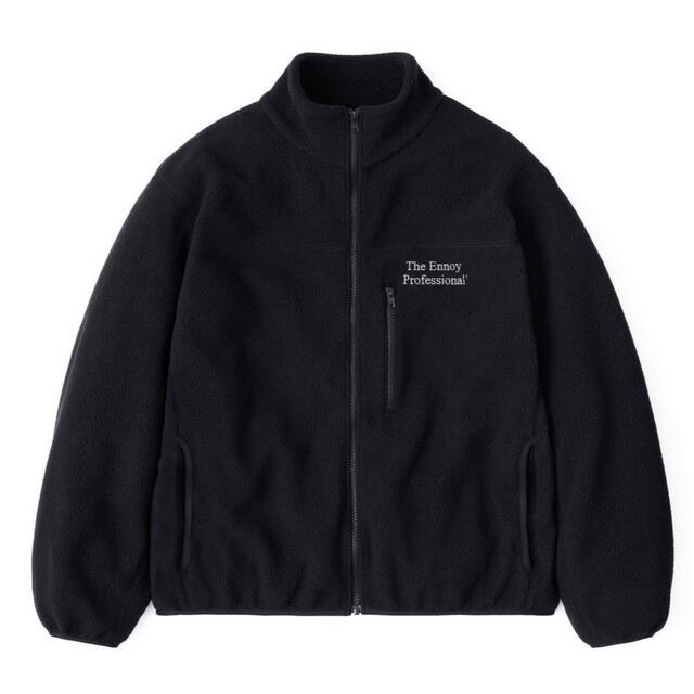 ennoy フリース BLACK Lサイズ-