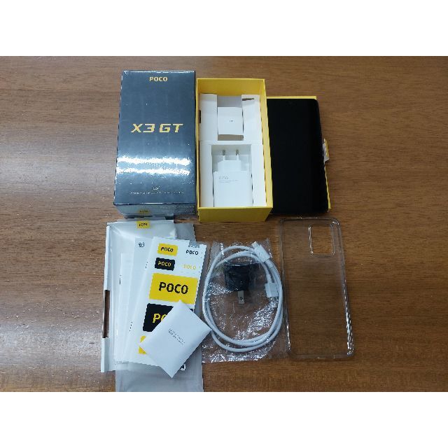 超美品　POCO X3 GT 8GB+128GB BLACKスマートフォン/携帯電話