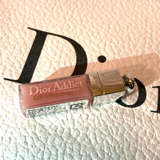 ディオール(Dior)のDior アディクト　リップ　マキシマイザー　001 ミニサイズ(リップグロス)