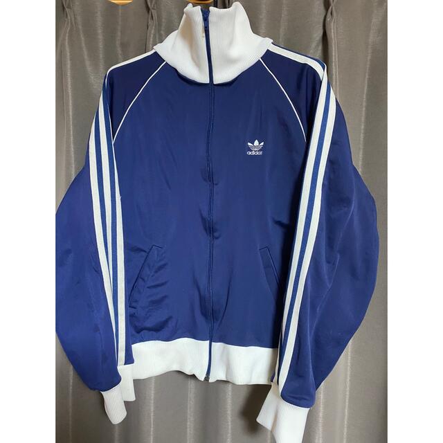 【美品‼️XLサイズ】 adidas ジャージ XL デサント ネイビー在原 小松