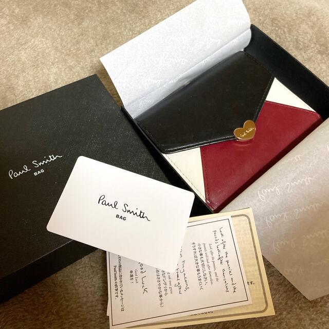 Paul Smith(ポールスミス)のポールスミス Paul Smith ラブレター がま口 二つ折り財布 レディースのファッション小物(財布)の商品写真