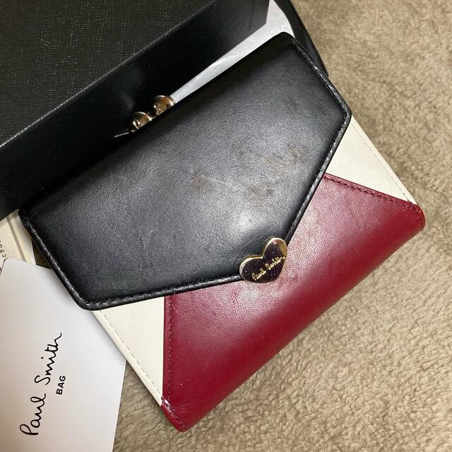 Paul Smith(ポールスミス)のポールスミス Paul Smith ラブレター がま口 二つ折り財布 レディースのファッション小物(財布)の商品写真