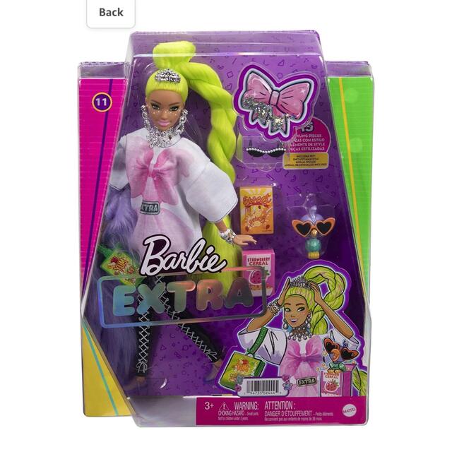 日本未発売】EXTRA Barbie バービー人形 新品未使用 - ぬいぐるみ/人形