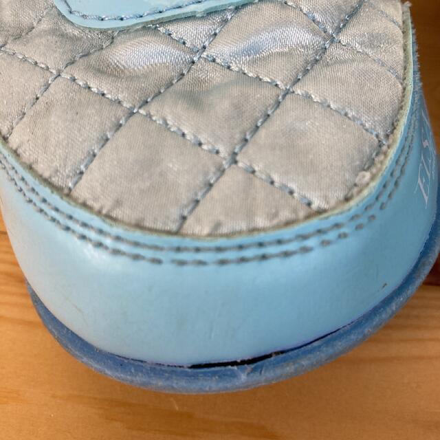 Disney(ディズニー)のアナと雪の女王　靴　スニーカー　16㎝　冬用　アナ雪　水色 キッズ/ベビー/マタニティのキッズ靴/シューズ(15cm~)(スニーカー)の商品写真