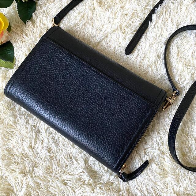 ブラック系大注目 【美品】トリーバーチ ショルダーバッグ(ウォレット