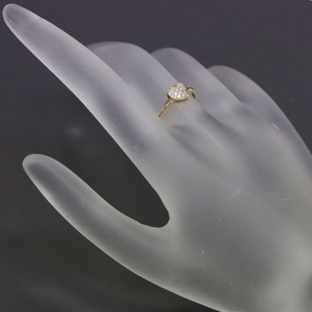 STAR JEWELRY(スタージュエリー)の【4/3掲載終了】スタージュエリー K18 ダイヤモンド リング 0.08ct レディースのアクセサリー(リング(指輪))の商品写真