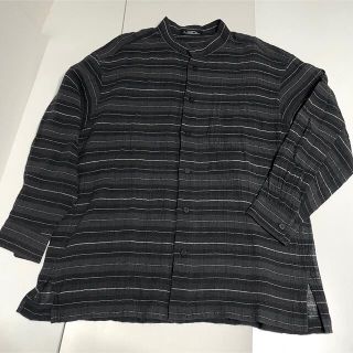 イッセイミヤケ(ISSEY MIYAKE)のイッセイミヤケ　ペルマネンテ　ブラウス　シャツ　黒系　(シャツ/ブラウス(長袖/七分))