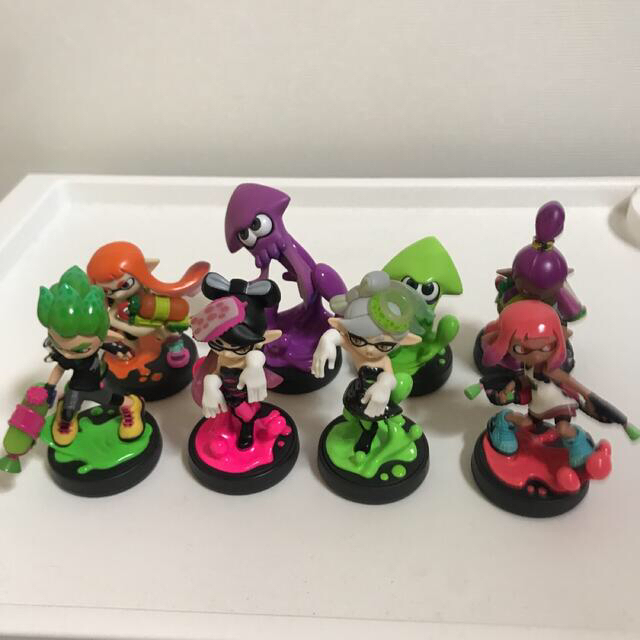 スプラトゥーン　amiibo　アミーボ　　8体セット