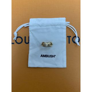 アンブッシュ CHAIN RING ロゴチェーンシルバーリング メンズ 16号 www