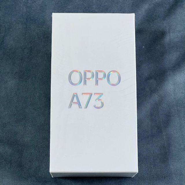 【葵さま専用】新品 OPPO A73 モバイル対応 ネービーブルー