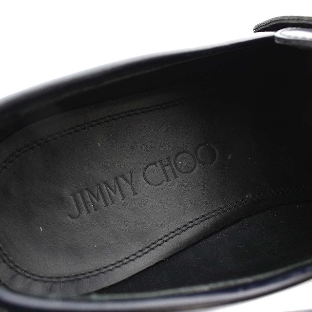 JIMMY CHOO(ジミーチュウ)のジミーチュウ ローファー レザー グラデーション 41 26cm ネイビー メンズの靴/シューズ(ドレス/ビジネス)の商品写真