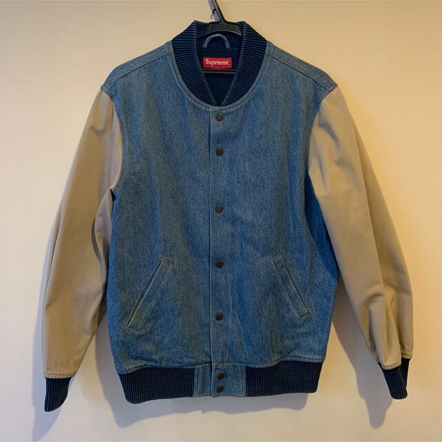 Supreme(シュプリーム)のSUPREME 14AW Denim Twill Varsity Jacket メンズのジャケット/アウター(Gジャン/デニムジャケット)の商品写真