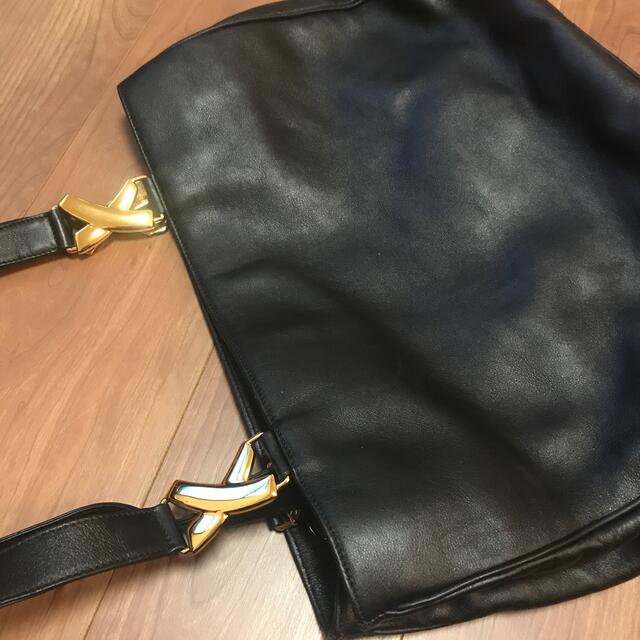 Paloma Picasso(パロマピカソ)のパロマピカソ　牛革　黒バッグ レディースのバッグ(ショルダーバッグ)の商品写真