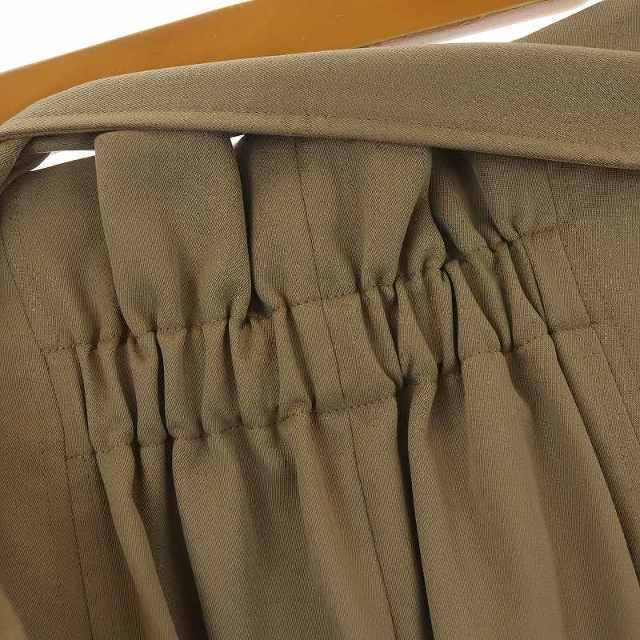 FRAY I.D(フレイアイディー)のフレイアイディー プリーツヘムハイウエストスカート マーメイド S ベージュ レディースのスカート(ロングスカート)の商品写真