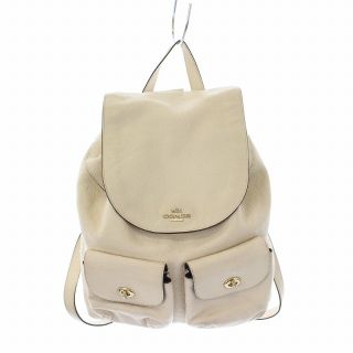 コーチ(COACH)のコーチ リュックサック デイバック レザー 白 ホワイト F37410 /NM(リュック/バックパック)