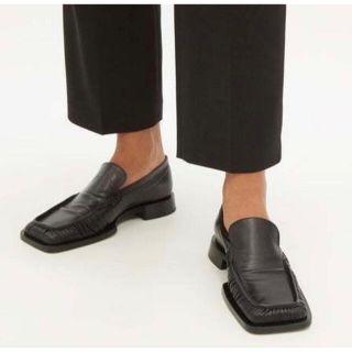 Jil Sander - 美品 JIL SANDER ジルサンダー スクエアトゥ ローファー