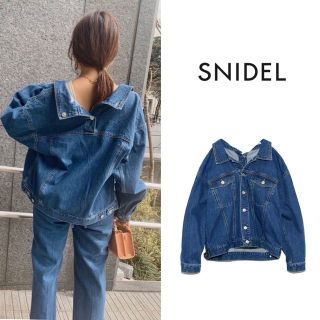 ◆新品未使用 / SNIDEL  バックボタンGジャン