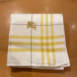 バーバリー(BURBERRY)のバーバリーフェイスタオルホワイト(タオル/バス用品)