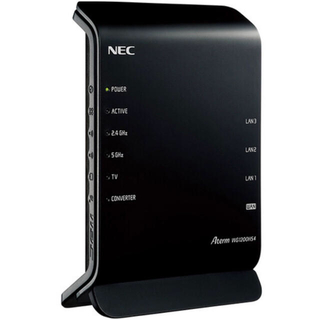 エヌイーシー(NEC)の⭐️新品⭐️WiFi強化❣️PA-WG1200HS4 ルーター ❤️中継機❤️(PC周辺機器)