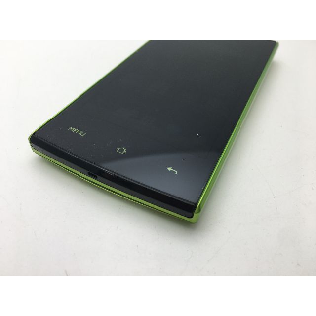 SHARP(シャープ)のsoftbank AQUOS PHONE 103SH グリーン◆美品◆339 スマホ/家電/カメラのスマートフォン/携帯電話(スマートフォン本体)の商品写真