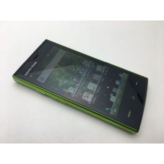 シャープ(SHARP)のsoftbank AQUOS PHONE 103SH グリーン◆美品◆339(スマートフォン本体)