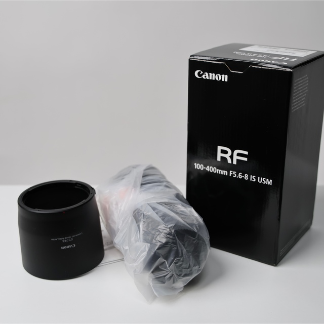 【12月スーパーSALE 15%OFF】 Canon USM IS F5.6-8 美品】RF100-400 【フード付き - レンズ(ズーム)
