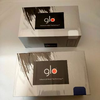 グロー(glo)のグロー ハイパー 白ブルー2セット 本体のみ glo hyper (タバコグッズ)