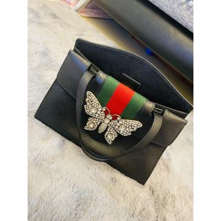 グッチ(Gucci)のグッチ　GUCCI 希少　バッグ トーテム バタフライビジュー(ショルダーバッグ)