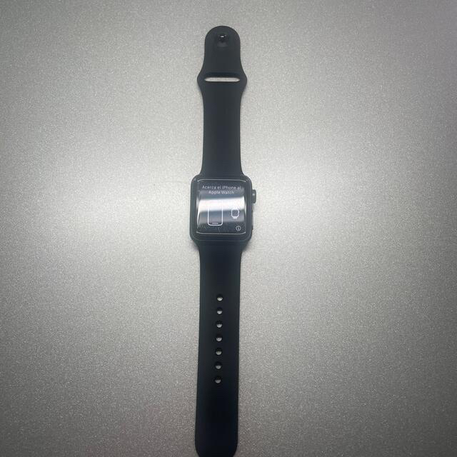 オリジナル Apple Watch - Apple Watch 3 38mm  GPSモデル　スペースグレイ 腕時計(デジタル)