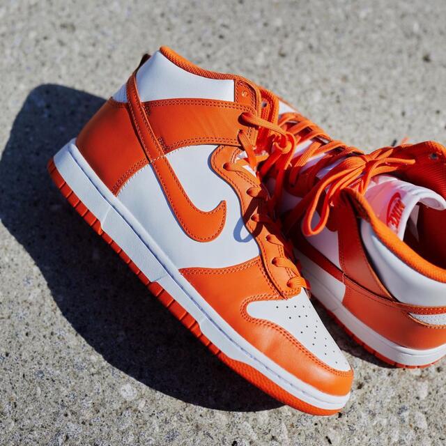 NIKE DUNK HI RETRO ORANGE BLAZE SYRACUSE - スニーカー