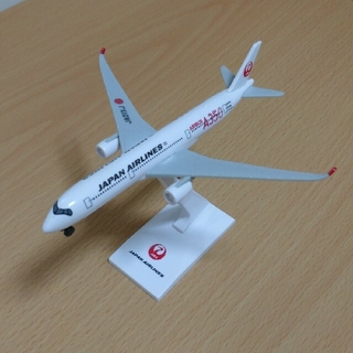 ジャル(ニホンコウクウ)(JAL(日本航空))のJAL飛行機プラモデルAIRBUS A350（最新型 非売品 日本航空 模型）(模型/プラモデル)