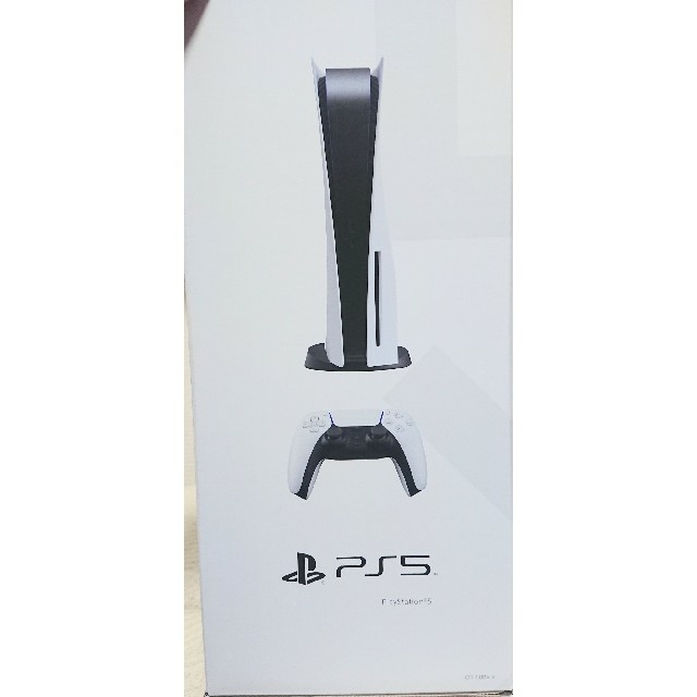 PlayStation(プレイステーション)のPS5 本体 CFI-1100A01 新品 未開封 ディスクドライブ搭載 エンタメ/ホビーのゲームソフト/ゲーム機本体(家庭用ゲーム機本体)の商品写真