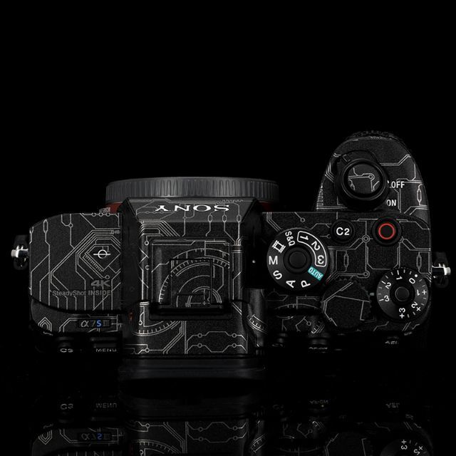 SONY ソニーα7SIII a7s3用 カメラ本体保護カーボンシート 3