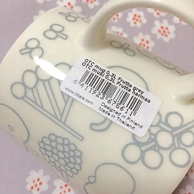 iittala(イッタラ)の♡イッタラ フルッタ マグカップ  パールグレイ フルーツ 北欧 食器 OTC インテリア/住まい/日用品のキッチン/食器(食器)の商品写真