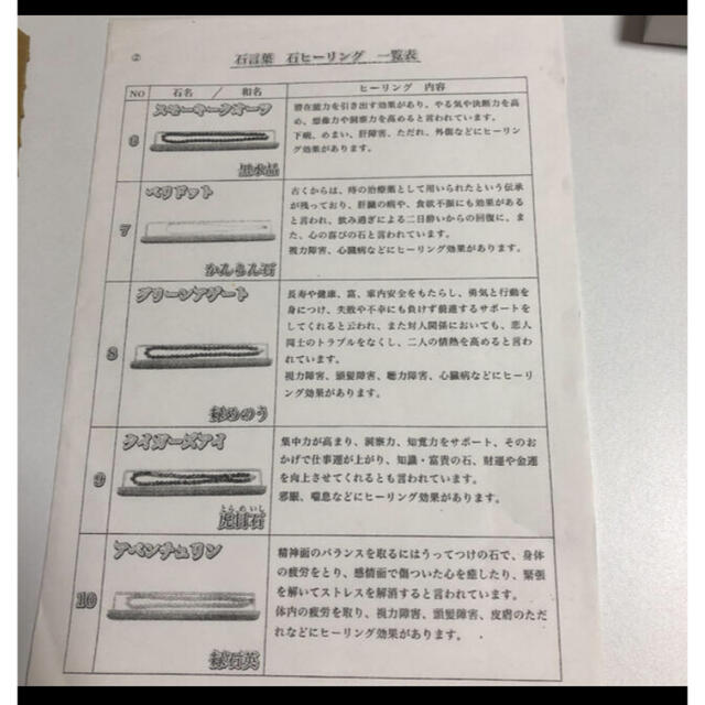 石ヒーリング 5つセット 1